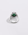 Signature Emerald (Panna) Ring – 925 Silver - #1148B