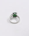 Shimmer Emerald (Panna) Ring – 925 Silver - #1153N4