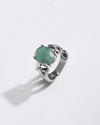 Pristine Emerald (Panna) Ring – 925 Silver - #1210N4