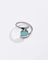 Turquoise (Firoza) Ring – 925 Silver Minimalist - #1138
