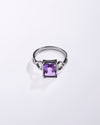 Refined Amethyst (Jamunia) Ring – 925 Silver - #1220N4 Sq