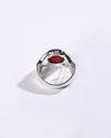 Coral (Moonga) Ring – 925 Silver Classic Fit - #1131B