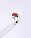 Royal Coral (Moonga) Ring – 925 Silver Golden Hue - #1200B