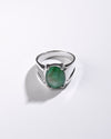 Daily Wear Emerald (Panna) Ring – 925 Silver - #1111N4