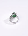 Classic Emerald (Panna) Ring – 925 Silver - #1107N4