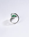 Emerald (Panna) Ring – Pure 925 Silver - #1138N4