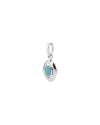 Moonlit Crown Turquoise Pendant in 925 Silver