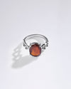 Exotic Garnet (Gomed) Ring – 925 Silver - #1149N4