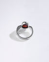 Charming Garnet (Gomed) Ring – 925 Silver - #1136B