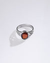 Chic Garnet (Gomed) Ring – 925 Silver - #1162B