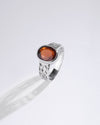 Chic Garnet (Gomed) Ring – 925 Silver - #1162B