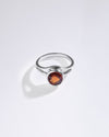 Shimmer Garnet (Gomed) Ring – 925 Silver - #1159B