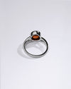 Shimmer Garnet (Gomed) Ring – 925 Silver - #1159B