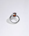 Finely Crafted Garnet (Gomed) Ring – 925 Silver - #1153N4
