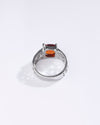 Chic Garnet (Gomed) Ring – 925 Silver - #1162N4 Sq