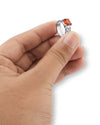 Chic Garnet (Gomed) Ring – 925 Silver - #1162N4 Sq