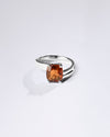 Finely Crafted Garnet (Gomed) Ring – 925 Silver - #1153N4 Sq