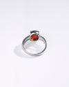 Royal Garnet (Gomed) Ring – 925 Silver - #1242N4