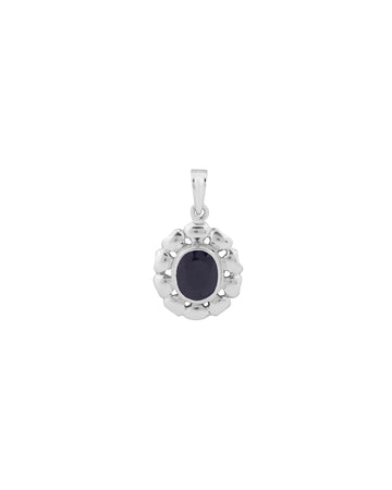 Florent Blue Sapphire Pendant in 925 Silver