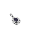 Florent Blue Sapphire Pendant in 925 Silver