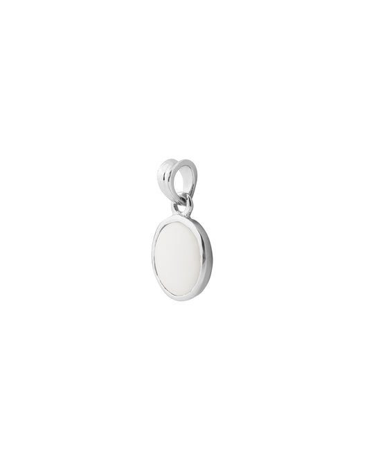 Plain Opal Pendant in 925 Silver