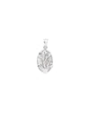 Flora Crest Opal Pendant in 925 Silver