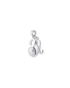 Eternal Om Pearl Pendant in 925 Silver