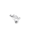 Eternal Om Pearl Pendant in 925 Silver