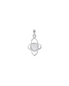 Cloud Petal Pearl Pendant in 925 Silver