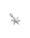 Sun Petal Shaped Pearl Pendant in 925 Silver