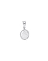 Plain Pearl Pendant in 925 Silver