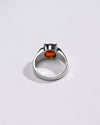 Essential Garnet (Gomed) Ring – 925 Silver - #1228N4 - Myra