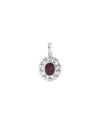 Florent Ruby Pendant in 925 Silver