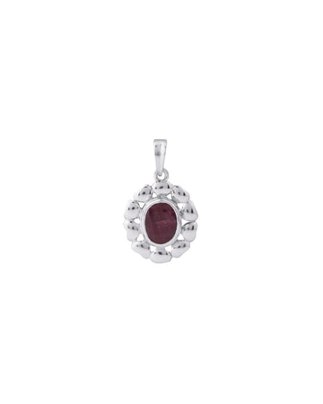 Florent Ruby Pendant in 925 Silver