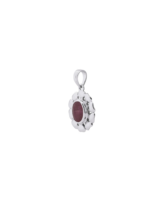 Florent Ruby Pendant in 925 Silver