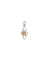 Cloud Petal Yellow Sapphire Pendant in 925 Silver