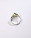 Yellow Sapphire (Pukhraj) Ring – Pure 925 Silver - #1111N4