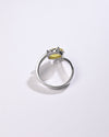 Certified Yellow Sapphire (Pukhraj) Ring – 925 Silver - #1103N4