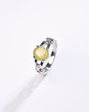 Mystic Yellow Sapphire (Pukhraj) Ring – 925 Silver - #1245N4