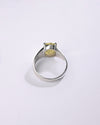 Ethereal Yellow Sapphire (Pukhraj) Ring – 925 Silver - #1228N4