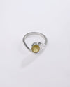 Royal Yellow Sapphire (Pukhraj) Ring – 925 Silver - #1176B