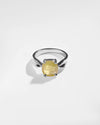 Balanced Yellow Sapphire (Pukhraj) Ring – 925 Silver - #1136N4