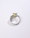 Balanced Yellow Sapphire (Pukhraj) Ring – 925 Silver - #1136N4