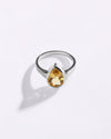 Authentic Golden Topaz (Sunahara Pukhraj) Ring – 925 Silver - #1200B Dr