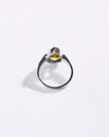 Authentic Golden Topaz (Sunahara Pukhraj) Ring – 925 Silver - #1200B Dr