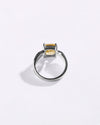 Shimmer Golden Topaz (Sunahara Pukhraj) Ring – 925 Silver - #1136N4 Sq