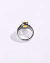 Exotic Golden Topaz (Sunahara Pukhraj) Ring – 925 Silver - #1111N4