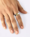 Exotic Golden Topaz (Sunahara Pukhraj) Ring – 925 Silver - #1111N4