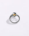 Glossy Golden Topaz (Sunahara Pukhraj) Ring – 925 Silver - #1148B
