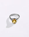 Authentic Golden Topaz (Sunahara Pukhraj) Ring – 925 Silver - #1200N4